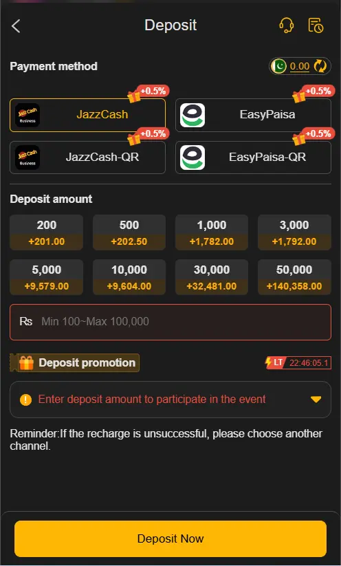 XP777 Game Deposit